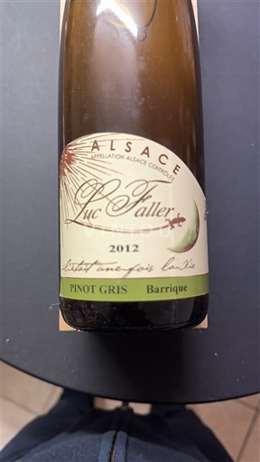 Elsass Luc Faller Pinot Gris Barrique 2012