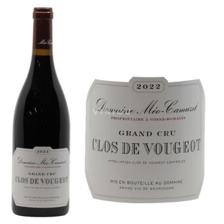 Burgundy Clos-de-Vougeot Grand Cru Domaine Méo-Camuzet 2022