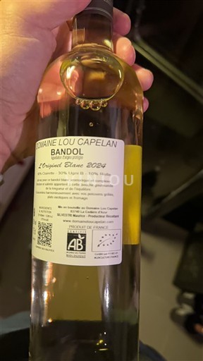 Provansa Bandol Domaine Lou Capelan L'Origané Blanc 2024