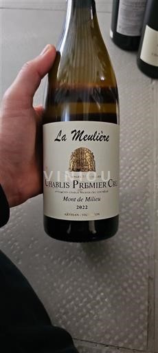 Borgoña Chablis Premier Cru La Meulière Mont de Milieu 2022