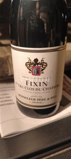 Bourgogne Không được chỉ định Premier Cru Drouhin-Laroze 1er Cru Clos du Chapitre 2017