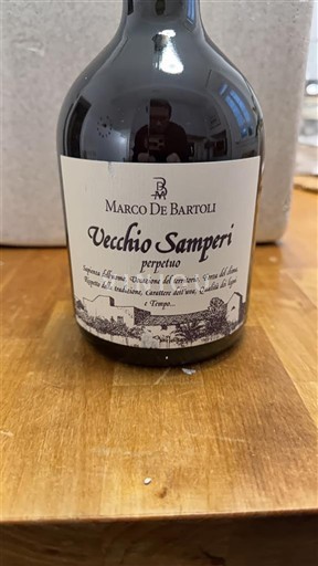 Sicílie Marsala Marco De Bartoli Vecchio Samperi Perpetuo 2024