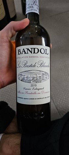 Provence Bandol La Bastide Blanche Estagnol 2019