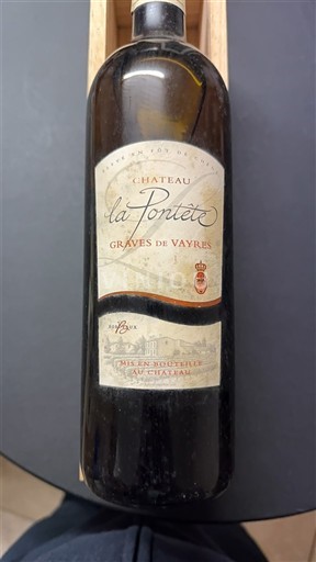 Bordeaux Graves-de-vayres Château La Pontete 2007