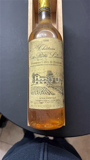 Bordeaux Premières Côtes de Bordeaux Château Côte Petite Lamothe 1998