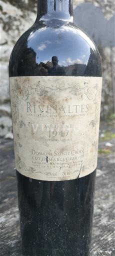 Rượu vang Rouge sec Cuvée Marc Cérès Domaine Sainte-Croix 1947 Pháp Roussillon Rivesaltes AOC