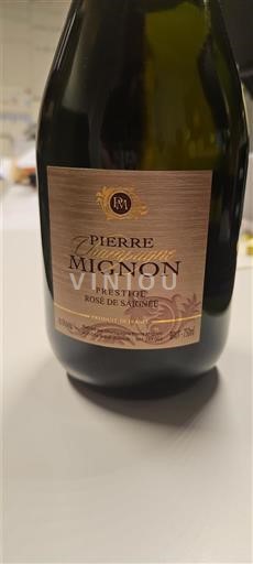 Champaña Champán Pierre Mignon Prestige Rosé de Saignée 2025