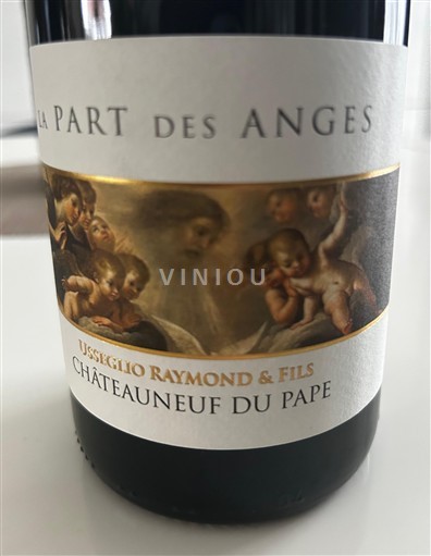 Rhônen laakso Châteauneuf-du-Pape Domaine Usseglio Raymond & Fils La Part des Anges 2022