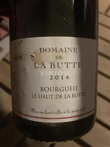 Valle del Loira Bourgueil Domaine La Butte Le Haut de la Butte 2014