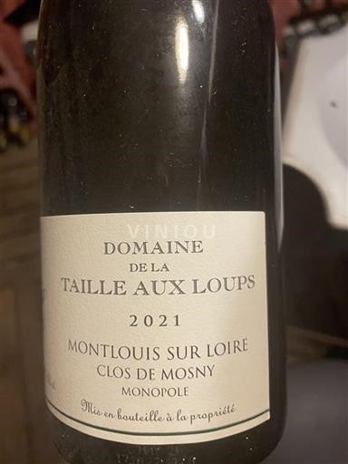 Valle del Loira Montlouis-sur-Loire Domaine La Taille aux Loups Clos de Mosny 2021