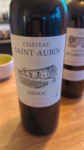 Burdeos Médoc Cru Bourgeois Château Saint-Aubin 2014