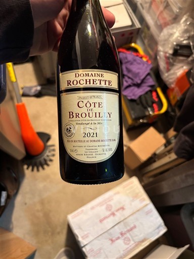 Beaujolais Côte-de-brouilly Domaine Rochette 2021