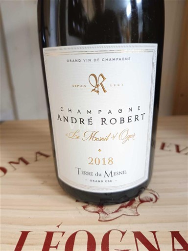 Samppanja Grand Cru André Robert Terre du Mesnil 2018
