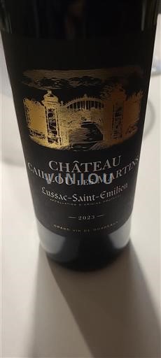 Bordeaux Lussac-saint-émilion Château Caillou Les Martins 2022