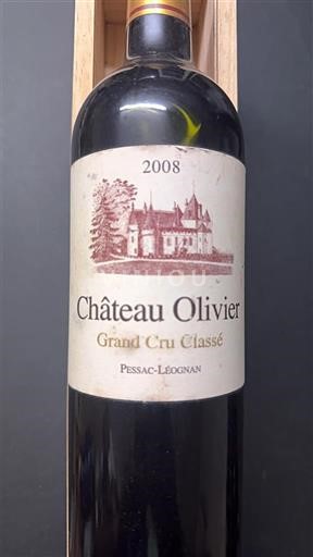 Bordeaux Pessac-Léognan Grand Cru Classé Château Olivier 2008