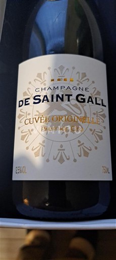 Champagne Sâm-panh De Saint Gall Origine Không niên vụ