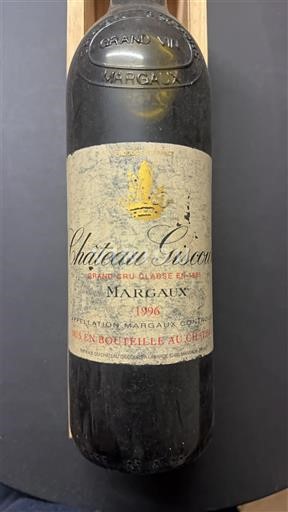 Bordéus Margaux Grand Cru Château Giscours 1996