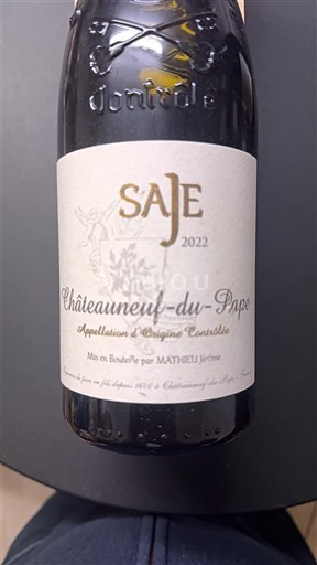 Rona dolina Châteauneuf-du-Pape Mathieu Saje 2022