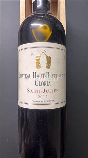Burdeos Saint-Julien Château Haut-Beychevelle Gloria 2012