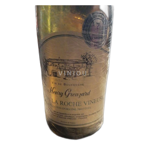 Bourgogne Mâcon supérieur Henry Greuzard La roche Vineuse 2023