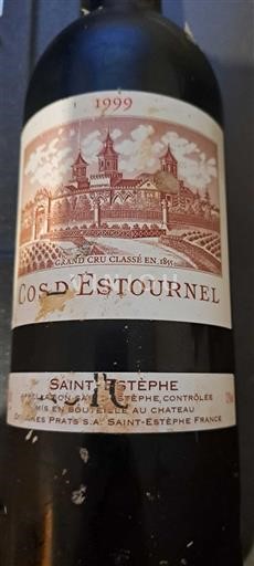 Bordeaux Saint-Estèphe Grand Cru Cos d'Estournel 1999