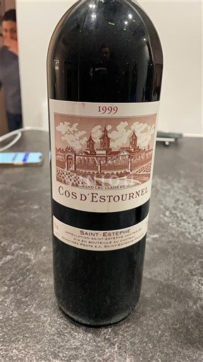Bordeaux Saint-Estèphe Grand Cru Cos d'Estournel 1999