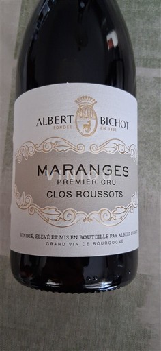 Burgundsko Maranges Premier Cru Albert Bichot Clos Roussots 2023