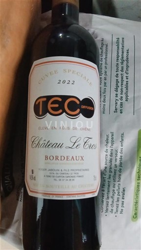 Burdeos Bordeaux Château Le Clos Spéciale 2022