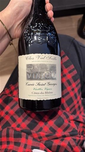 Vallée du Rhône Côtes-du-rhône Clos Val Seille Saint Georges Vieilles Vignes 2021