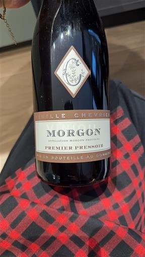 Rượu vang Rouge sec Premier Pressoir Famille Chevrier 2021 Pháp Beaujolais Morgon AOC