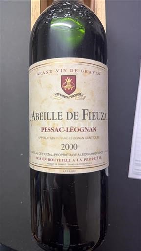 Bordeaux Pessac-Léognan La Abeille de Fieuzal 2000