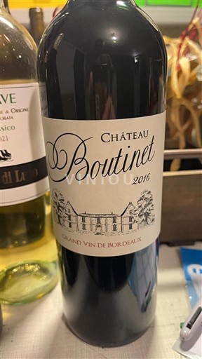 Bordeaux Bordeaux Supérieur Château Boutinet 2016