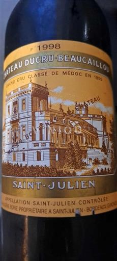 Bordeaux Saint-Julien Grand Cru Château Cru-Beaucaillou 1998