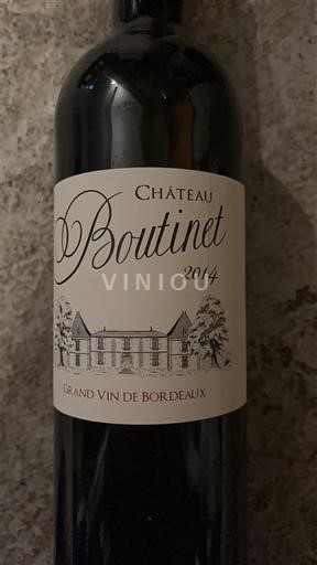 Bordeaux Château Boutinet 2014