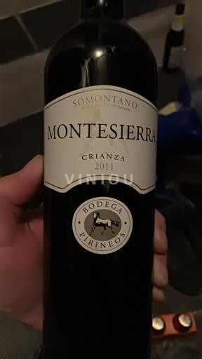 Aragonie Somontano Bodega Pirineos Montesierra Crianza 2011