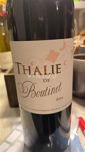 Burdeos Bordeaux superior Boutinet Thalie 2016