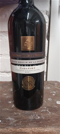 Vine Rouge sec Cuvée Moulin de la Seigne Château Terrefort Moulin 2021 Frankrig Languedoc Cabardès AOC