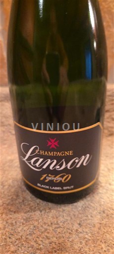 Champaña Champán Lanson Black Label Brut 2016