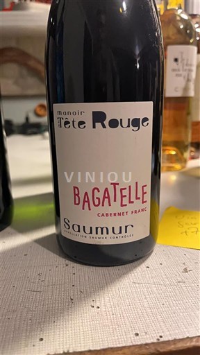 Loirevallei Saumur Manoir Tête Rouge Bagatelle 2021
