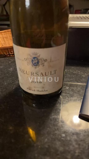 Burgundija Meursault Patrick Hudelot 2018