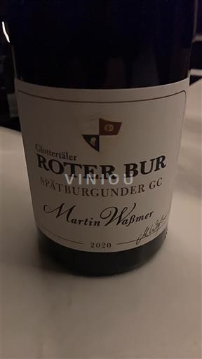 Baden Martin Waßmer Glottertäler Roter Bur Spätburgunder GC 2020