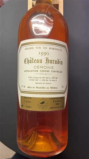 Bordeaux Cérons Château Huradin 1990