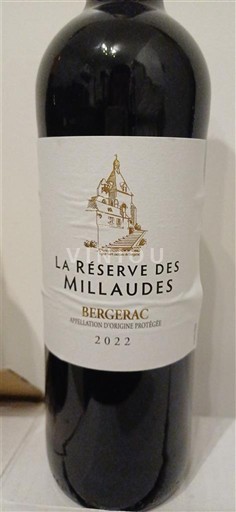 Sydväst Bergerac La Réserve des Millaudes 2022