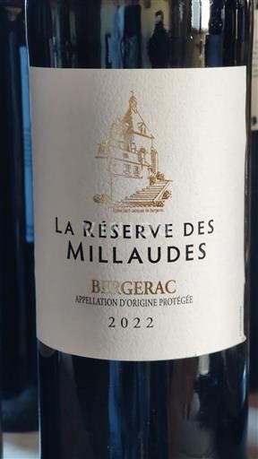 Sudoeste Bergerac La Réserve des Millaudes 2022