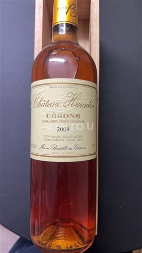 Bordeaux Cérons Château Houradin 2009