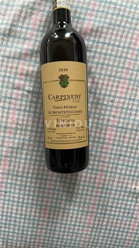 Toscana Vino Nobile di Montepulciano Carpineto Riserva 2020
