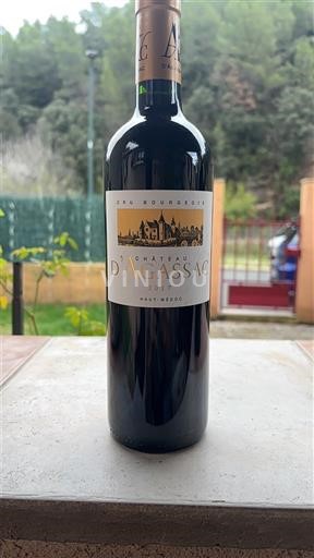 Bordéus Haut-Médoc Château Agassac 2017