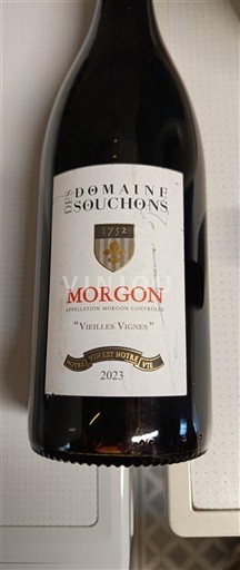 Beaujolais Morgon Domaine Souchons Vieilles Vignes 2023