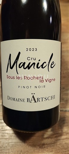 Savoie ja Bugey Bugeyn viinialue Domaine Bärtschi Sous les Rochers La Vigne 2023