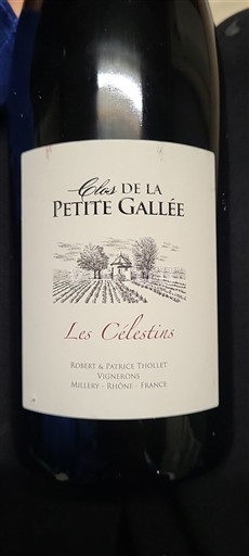 Vine Rouge sec Les Célestins Clos de la Petite Gallée 2020 Frankrig Lyonnais Coteaux-du-Lyonnais AOC